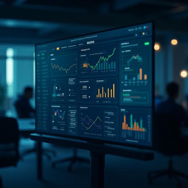 Real-time market trends and competitive intelligence dashboard